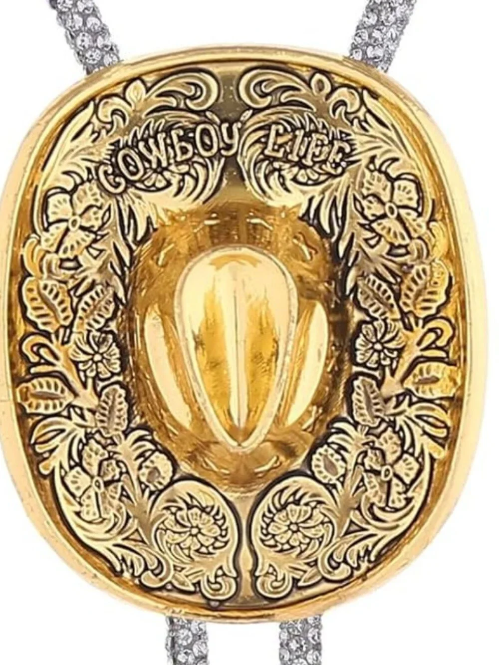 NEW Horse Pendant Western Bolo Tie for Men Women Cowboy Cowgirl Hat COWBOY LIFE